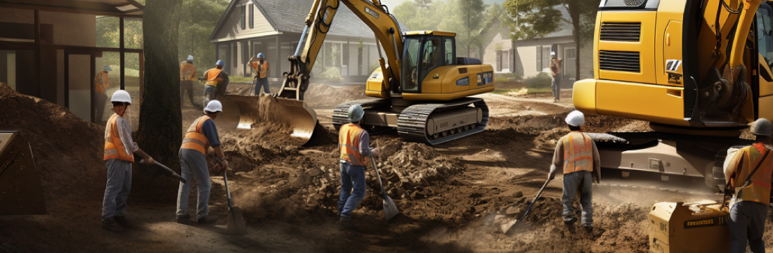Excavation Contractors at Work